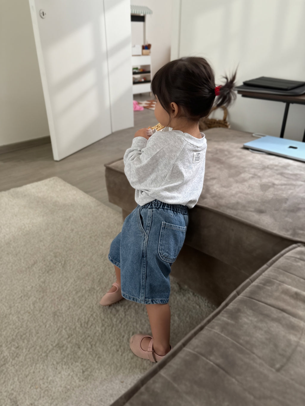 DENIM BEBE SHORTS