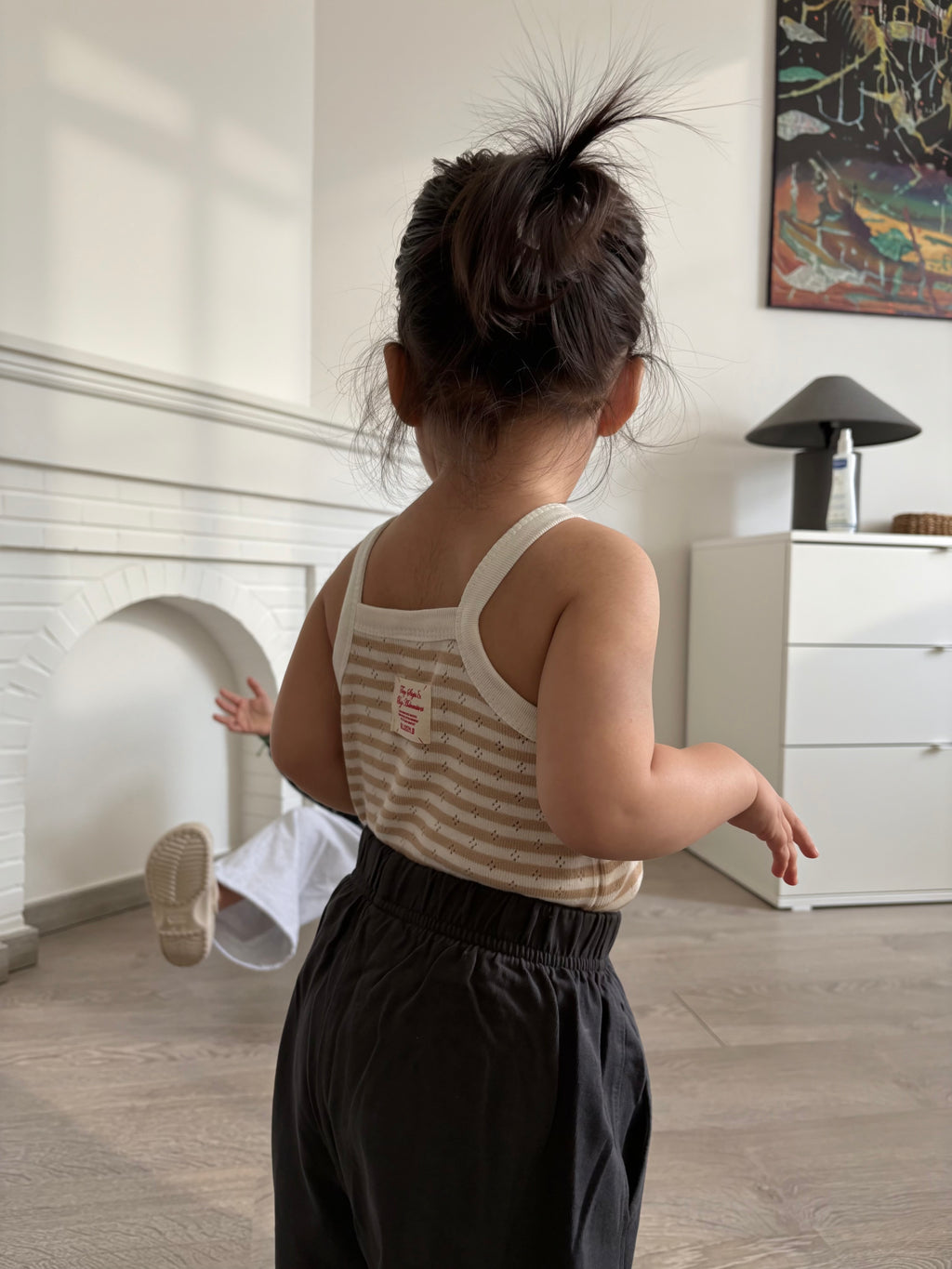 STRIPED BEBE SUIT