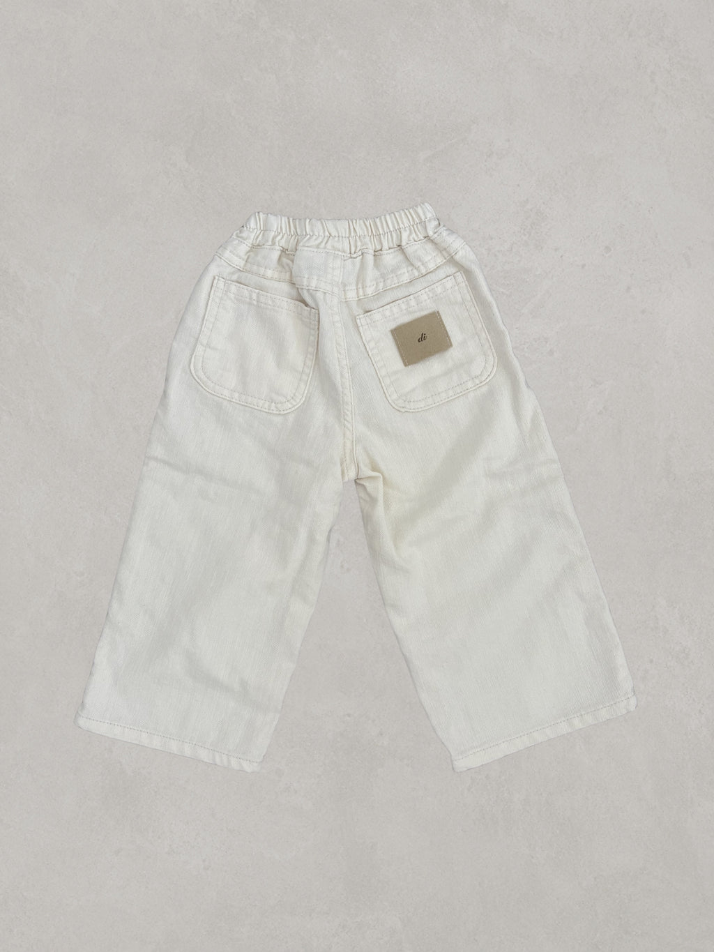 DENIM CREAM PANTS